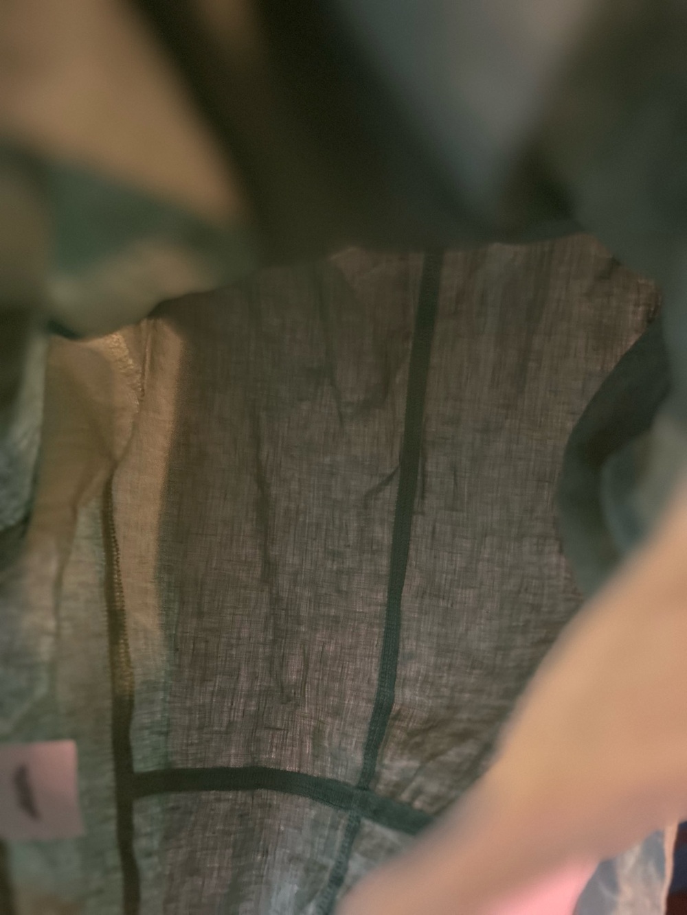 Jones NY linen unlined blzr - Picture 13 of 14